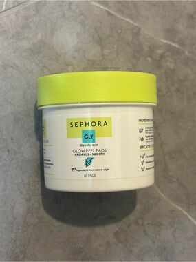 Free with Makeup/Skincare Purchase - Sephora GLY Glow Peel Pads (60 Pads)
